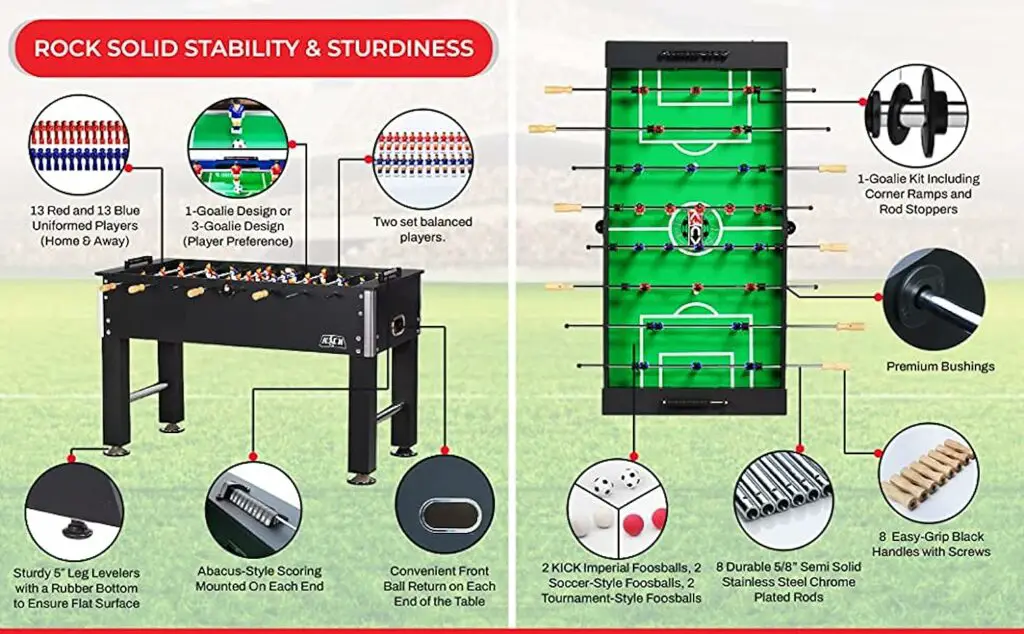 KICK Voyager 55 Foosball Table