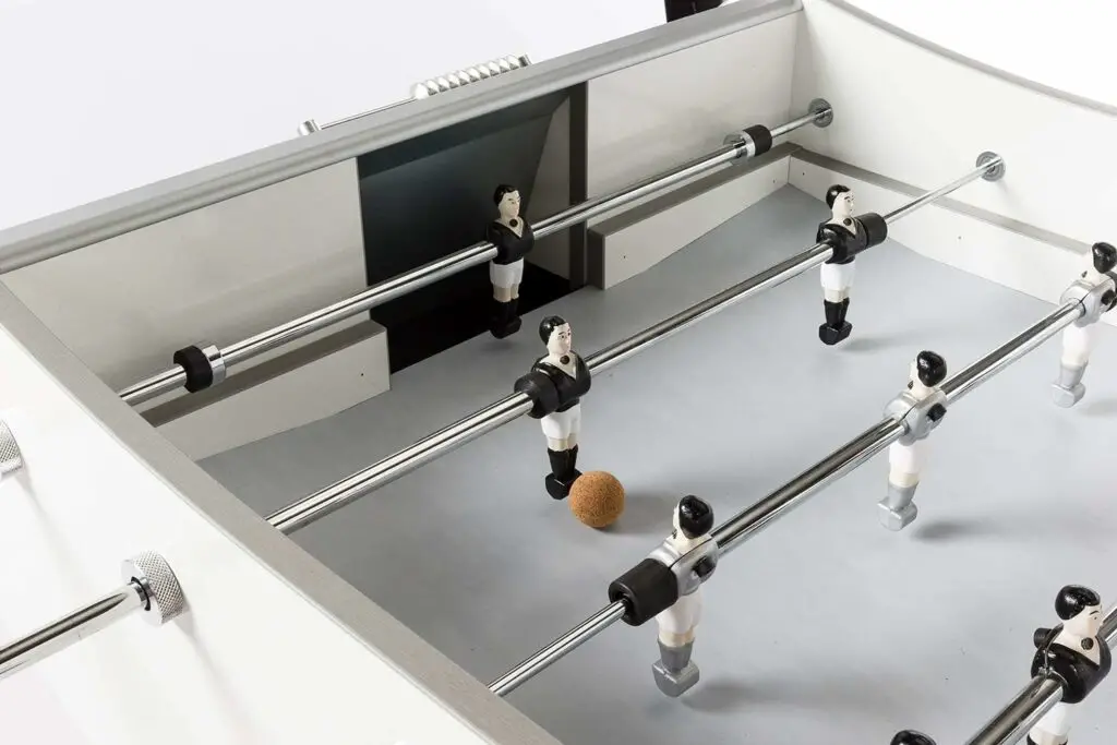 René Pierre Color Blanc Foosball Table in White