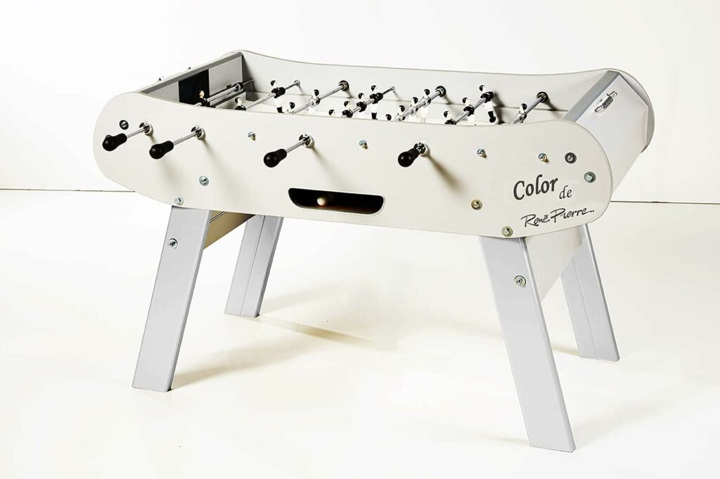 René Pierre Color Blanc Foosball Table in White