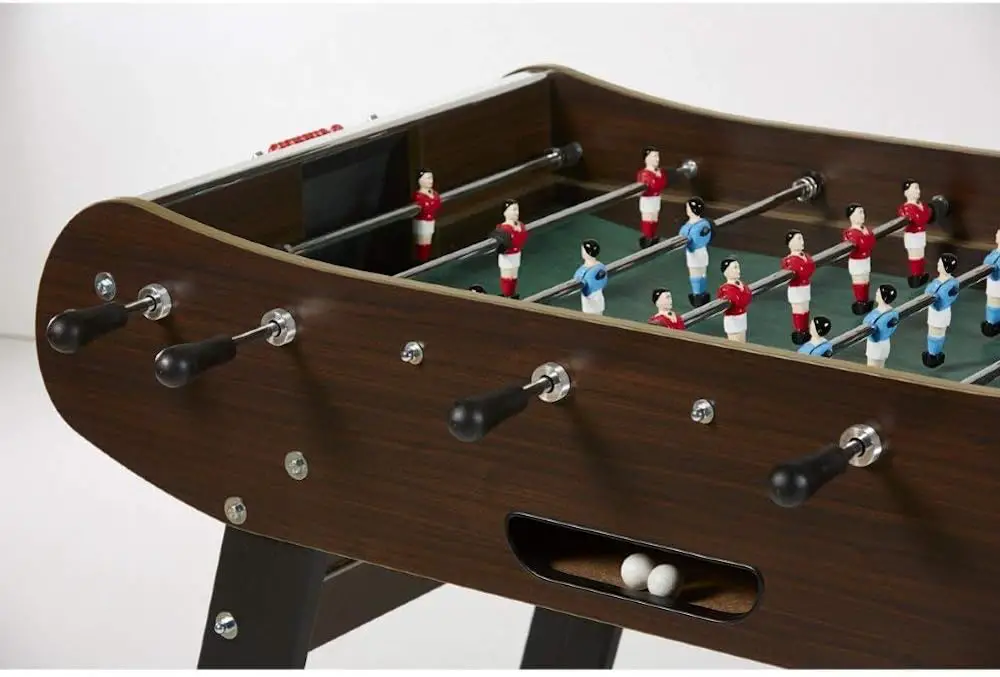 René Pierre Color Wenge Foosball Table in Dark Brown